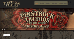 Desktop Screenshot of pinstrucktattoos.com